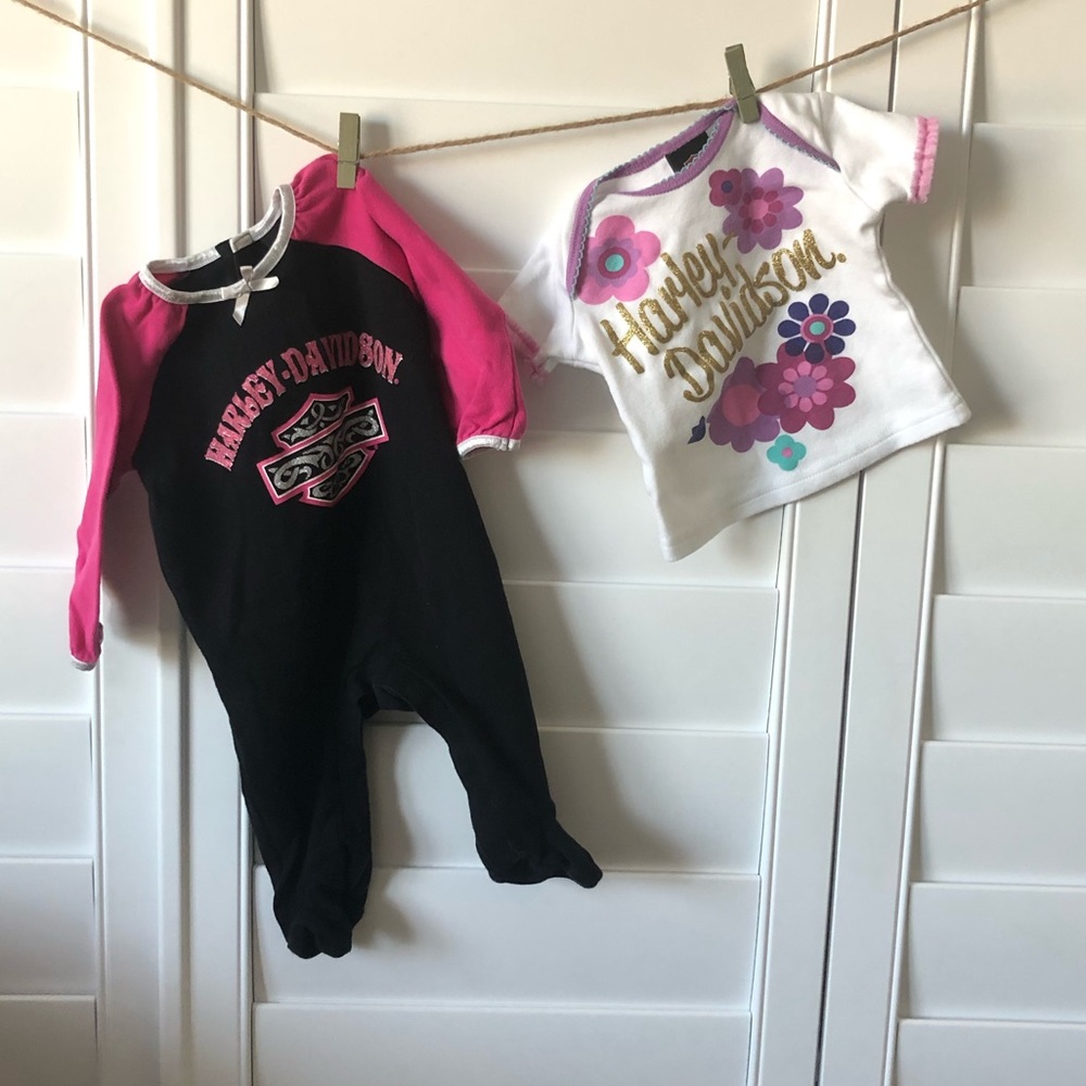 Lot of Baby Harley-Davidson 3/6m